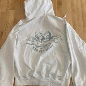 John Galt Brandy Melville Heaven sent Angel cherub zip up